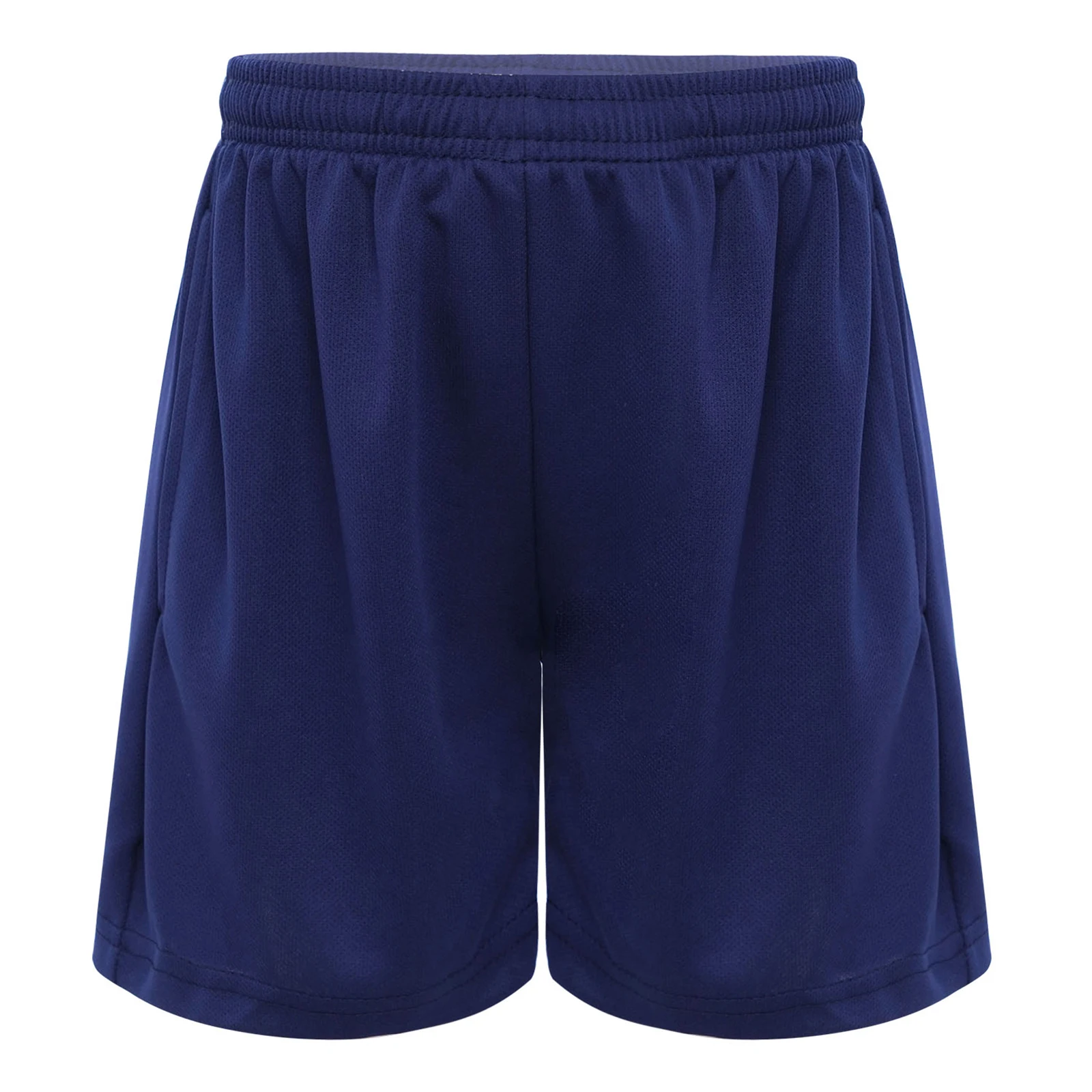 Kids Stretchy Volleyball Shorts with Pockets - Image 2