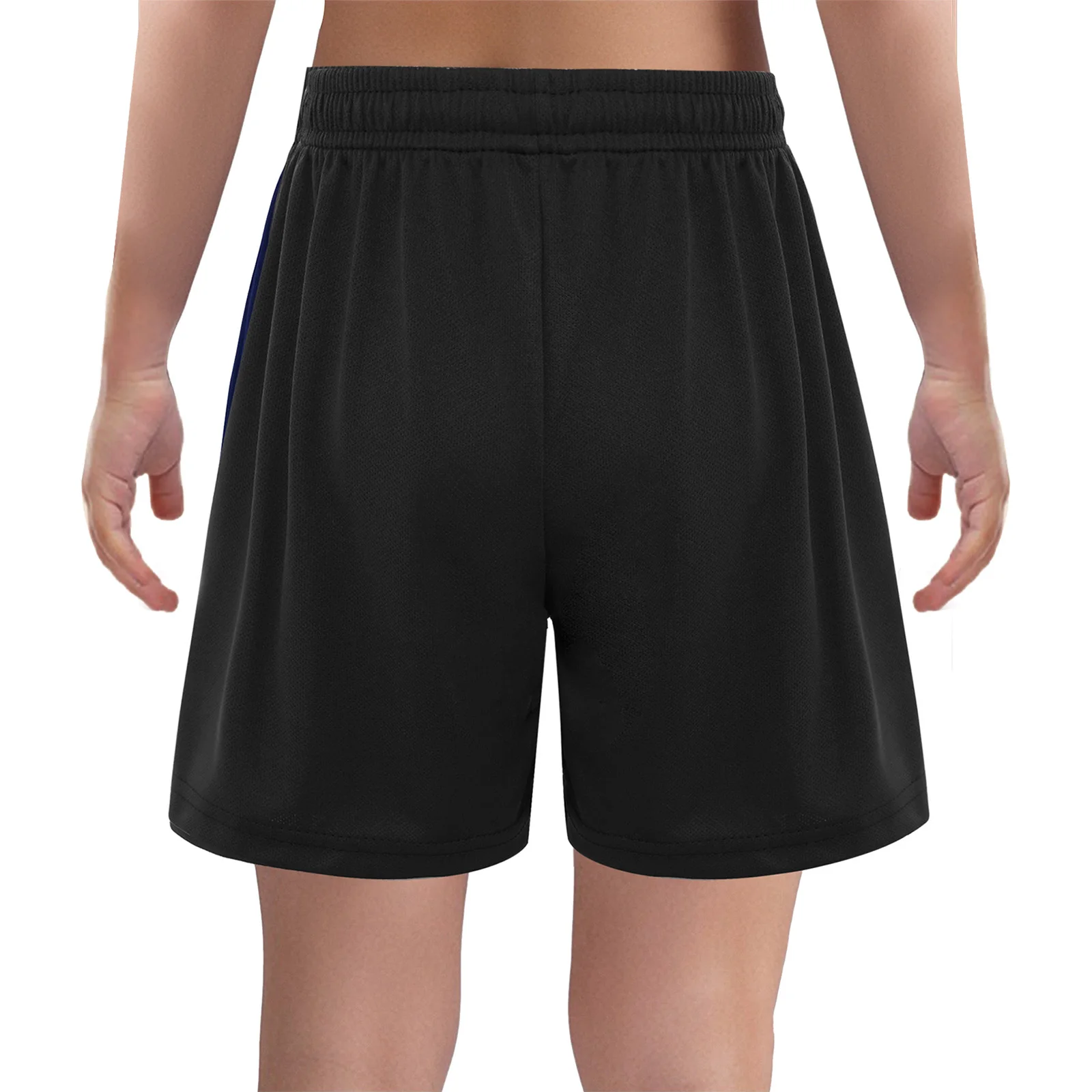 Kids Stretchy Volleyball Shorts with Pockets - Image 6